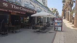 Las Americas Tenerife Columbus Aparthotel Morning Walk Paddy OKellys The Chieftain Tigotan Hotel [upl. by Refanej]