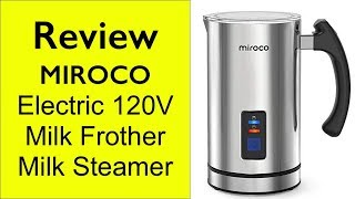 Review Miroco Milk Frother  How to make froth milk at home [upl. by Quillan29]