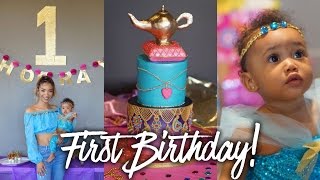 Ziyas First Birthday  Genie Party [upl. by Odette]