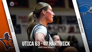 Utica vs Hartwick  Womens Basketball Highlights  12425 [upl. by Jayne]