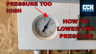 Combi Boiler Too Much Pressure  How to reduce the water pressure  Central Heating [upl. by Nivle625]