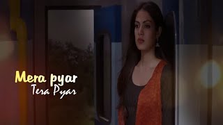 Mera Pyar Tera Pyar Lyrics  Arijit Singh  Jalebi 2018 [upl. by Goodden]