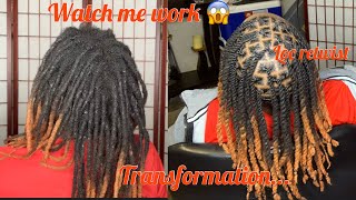 Watch this Transformationdreads retwistlocs [upl. by Ancell]