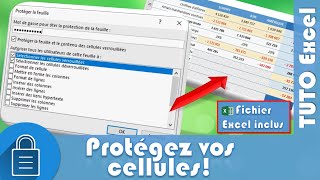 Comment empêcher la suppression ou la modification des cellules sur Excel [upl. by Niawtna]