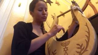 Hatikvah  The Hope  Israels National Anthem lyre harp arpa lira [upl. by Mathias]