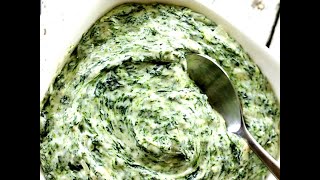 Easy Creamed Spinach Recipe [upl. by Aifoz719]