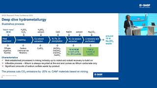 BASF Battery Recycling Presentation  How does hydrometallurgical battery recycling work [upl. by Eelek]