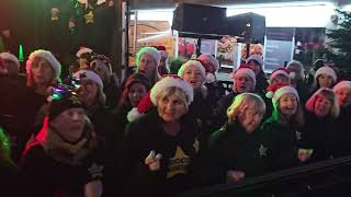 WHAT CHRISTMAS MEANS TO ME Rock Choir at Birkdale Lights Switch On 1st December 2024 [upl. by Hildagard573]