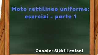 FISICA Top 4 esercizi del moto rettilineo uniforme parte 12 [upl. by Auqenwahs113]