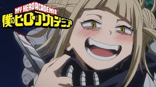 Tsuyu and Ochako vs Himiko Toga  My Hero Academia [upl. by Yecnay]