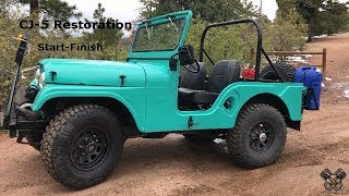 1965 Jeep CJ5 Restoration Full Video [upl. by Akined]