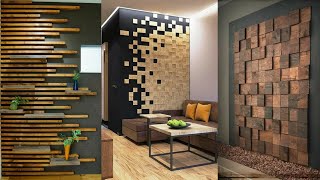 100 Wooden wall decorating ideas for living room interior wall design 2025 [upl. by Farant]