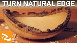 Turning a Natural Edge Bowl Woodturning Inspiration [upl. by Kahler273]