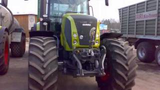 Die 5 Claas Axion vom Lohnunternehmen Piening [upl. by Primalia]