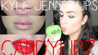 GET KYLIE JENNER LIPS WITHOUT INJECTIONS CANDYLIPZ [upl. by Frentz]