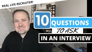 10 Questions to Ask The Interviewer In Your Job Interview Interview Prep Tips [upl. by Eymaj]