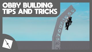 Obby Building Tips And Tricks  Roblox [upl. by Gerik]