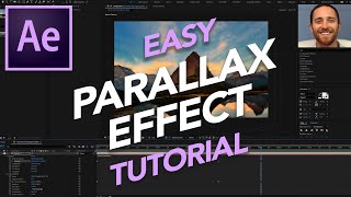 Easy Parallax Effect Tutorial in Adobe After Effects [upl. by Sioux]