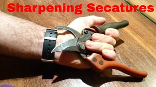 Sharpening Secateurs [upl. by Llert]