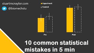 Ten Statistical Mistakes in 5 Min [upl. by Obocaj]