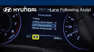 Lane Following Assist Explained  Hyundai [upl. by Lavicrep411]