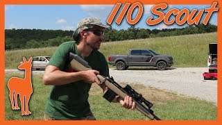 Savage 110 Scout Review 308 Punch Carbine Footprint [upl. by Zeret]