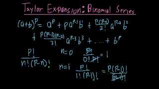 Taylor series binomial series 1 [upl. by Giah]