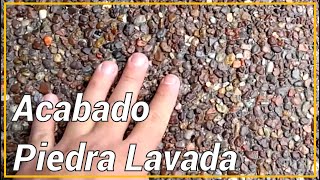 PIEDRA LAVADA COMO SE HACE  EXPOSED AGGREGATE CONCRETE [upl. by Niarb]