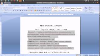 Tutoriale video Microsoft Word Spatiere intre randuri si spatiere stanga dreapta [upl. by Akcira]