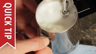 How to AutoFroth Milk for Lattes [upl. by Thorvald507]