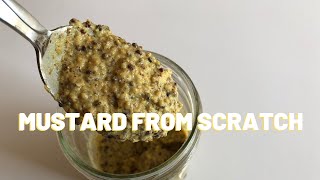 How To Make Mustard  Easy Homemade Spicy Mustard [upl. by O'Toole]