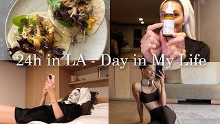 24 Hours in Los Angeles A Day in My Life Night Time Skincare Routine  What I Eat [upl. by Cale]