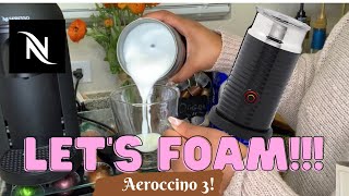 How To Foam Milk With Aeroccino 3 Make Coffee With Foam Tips amp Tricks  Easy Foamed Latte Recipe [upl. by Selby620]