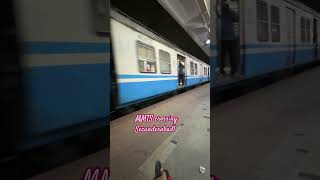 MMTS Local crossing Secunderabad train secunderabadrailwaystation mmts [upl. by Amilah953]