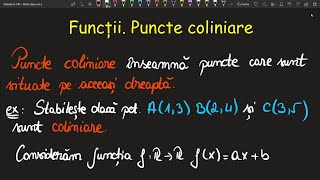 Puncte coliniare functiePunct ce apartine graficului cls 8Invata Matematica UsorMeditatii Online [upl. by Ahsied895]