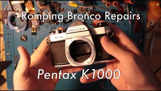 Pentax K1000 Repair Advance Issues and Light Meter Fix [upl. by Stedman637]