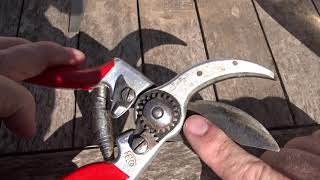 Sharpening secateurs 101 [upl. by Amiel]