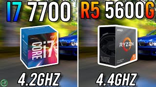 i7 7700 vs Ryzen 5 5600G  Tested in 2023 [upl. by Adaliah]