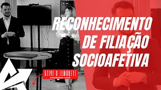 DIREITO DE FAMÍLIA Reconhecimento de filiação socioafetiva [upl. by Annel]