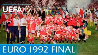 Denmark v Germany UEFA EURO 92 final highlights [upl. by Dleifniw]