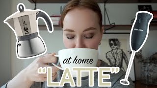 HOW TO MAKE A quotLATTEquot AT HOME moka pot  frother [upl. by Vallonia]