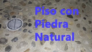 Como hacer un piso con Piedra Natural [upl. by Aikyt]