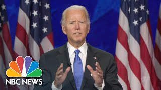 Watch Joe Bidens Full Speech At The 2020 DNC  NBC News [upl. by Johnathan]