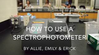 How to use a Spectrophotometer [upl. by Yoshiko827]