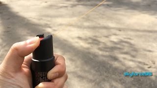 Sabre Red Pepper Spray with UV Dye Unboxing amp Review [upl. by Hannibal379]