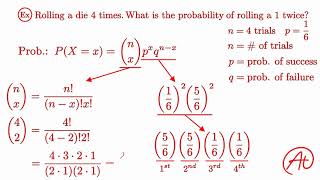 Binomial Distribution EXPLAINED with Examples [upl. by Zawde74]