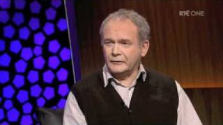 Martin McGuinness on the Late Late Show GOOD QUALITY Part 1 [upl. by Allwein]