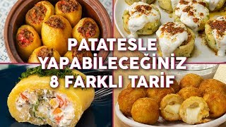 👉🥔 BİR DAHA TARİFİNİ ARAMAZSINIZ Patatesle Yapabileceğiniz 8 Farklı Tarif [upl. by Eniledgam209]