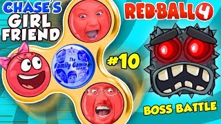 RED BALL 4 FIDGET SPINNER SAVES CHASES GIRLFRIEND FGTEEV BOSS BATTLE 10 Volume 5 Level 7075 [upl. by Adao887]