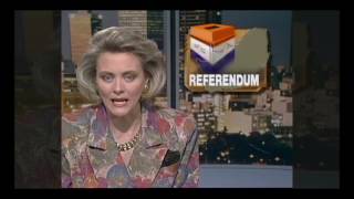 White South Africa votes in 1992 referendum 25 years ago [upl. by Yul713]